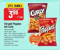 Polomarket Chrupki Peppies, Curly wybrane rodzaje Lorenz oferta