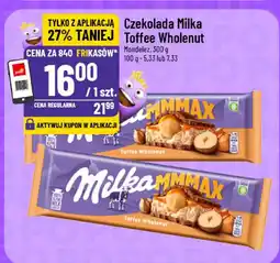 Polomarket Czekolada Milka MMMAX Toffee Wholenut oferta