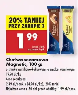 Biedronka Chałwa sezamowa: waniliowo-kakaowa Magnetic oferta