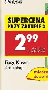 Biedronka Fix Knorr, różne rodzaje oferta