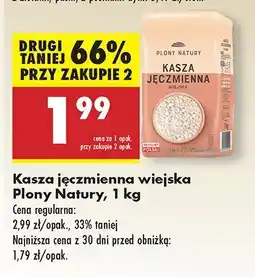 Biedronka Kasza jęczmienna wiejska Plony Natury oferta