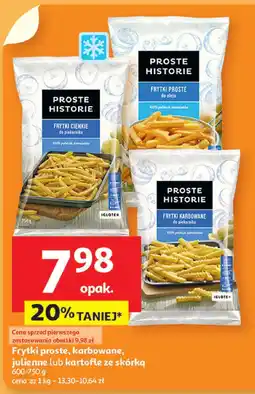Auchan Frytki proste Proste Historie oferta