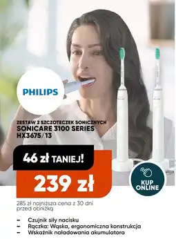 Max Elektro Zestaw szczoteczek sonicznych Philips oferta