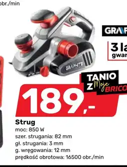 Bricomarche Strug Graphite oferta
