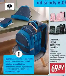 ALDI Plecak sportowy Life In Style oferta