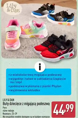 ALDI Buty dziecięce Lily & Dan oferta