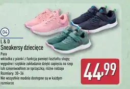 ALDI Sneakersy dziecięce oferta