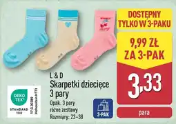 ALDI Skarpetki dziecięce oferta