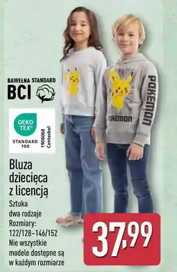 ALDI Bluza dziecięca TEX oferta
