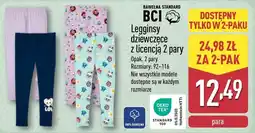 ALDI Legginsy dziewczęce TEX oferta
