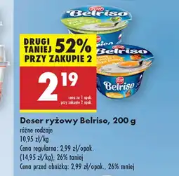 Biedronka Deser ryżowy Belriso oferta