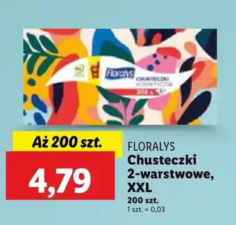 Lidl Chusteczki Floralys oferta