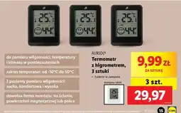 Lidl Termometr z higrometrem Auriol oferta