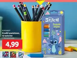 Lidl Kredki pastelowe Beniamin oferta