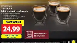 Lidl Szklanki termiczne 75 ml Livarno Home oferta