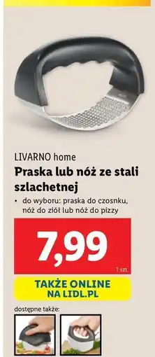 Lidl Nóż do ziół Livarno Home oferta