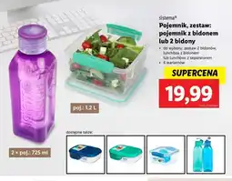Lidl Lunchbox z bidonem Sistema oferta