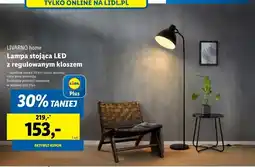 Lidl Lampa stojąca led Livarno Home oferta