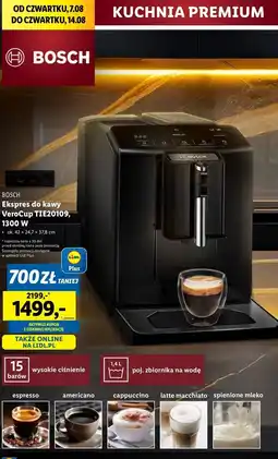 Lidl Ekspres do kawy tie20109 Bosch oferta
