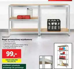 Lidl Regał przemysłowy ocynkowany Parkside oferta