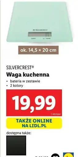 Lidl Waga kuchenna Silvercrest oferta