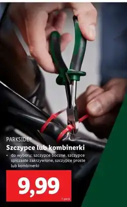 Lidl Szczypce proste Parkside oferta