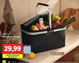 Lidl Koszyk na zakupy wym. 48 x 28 26 cm Topmove oferta
