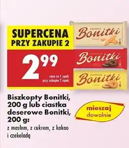 Biedronka Ciastka deserowe z kakao Bonitki oferta