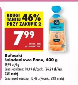 Biedronka Bułeczki śniadaniowe Pano oferta