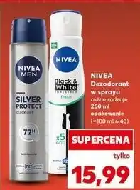 Kaufland Antyperspirant fresh Nivea Invisible Black & White oferta