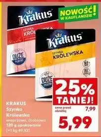 Kaufland Szynka królewska z fileta kurczaka Krakus Animex oferta