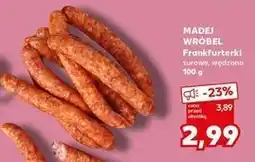 Kaufland Frankfurterki wędzone Madej & Wróbel oferta