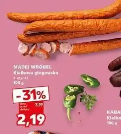 Kaufland Kiełbasa głogowska z szynki Madej & Wróbel oferta