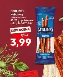Kaufland Kabanosy drobiowe Morliny Berlinki Kids oferta
