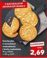 Kaufland Ciastko z orzechami makadamia i białą czekoladą oferta