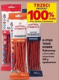 Kaufland Kabanosy wieprzowe K-Classic Stąd Takie Dobre! oferta