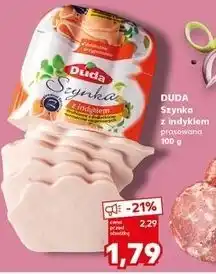 Kaufland Szynka z indykiem prasowana Silesia Duda oferta