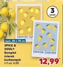 Kaufland Ścierki kuchenne 50 x 70 cm Spice&Soul oferta