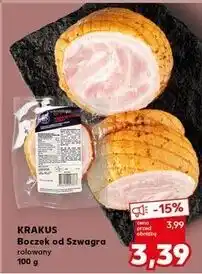Kaufland Boczek rolowany od szwagra Krakus Animex oferta