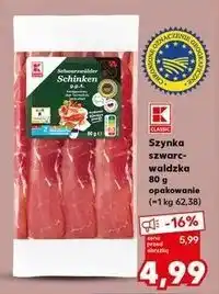 Kaufland Szynka szwarcwaldzka K-Classic oferta