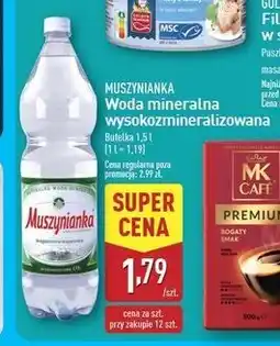 ALDI Woda gazowana Muszynianka oferta