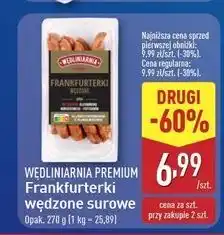 ALDI Frankfurterki surowe Wędliniarnia Premium oferta