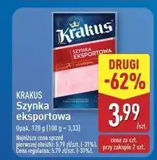 ALDI Szynka eksportowa Krakus Animex oferta