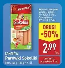 ALDI Parówki Sokołów Sokoliki oferta