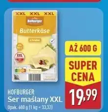 ALDI Ser maślany plastry Hofburger oferta