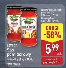 ALDI Sos słodko-kwaśny Łowicz oferta