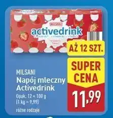 ALDI Napój truskawkowy Milsani oferta