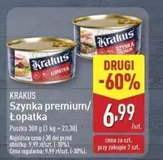 ALDI Konserwa łopatka Krakus Animex oferta