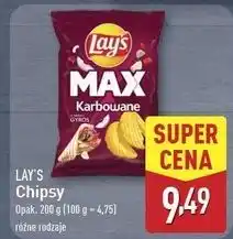 ALDI Chipsy gyros Lay's Max Karbowane oferta