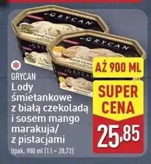 ALDI Lody śmietankowe z pistacjami Grycan oferta